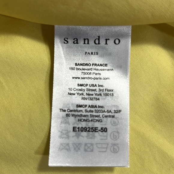 Sandro Embroidered Cold Shoulder Top✨ - Picture 9 of 11